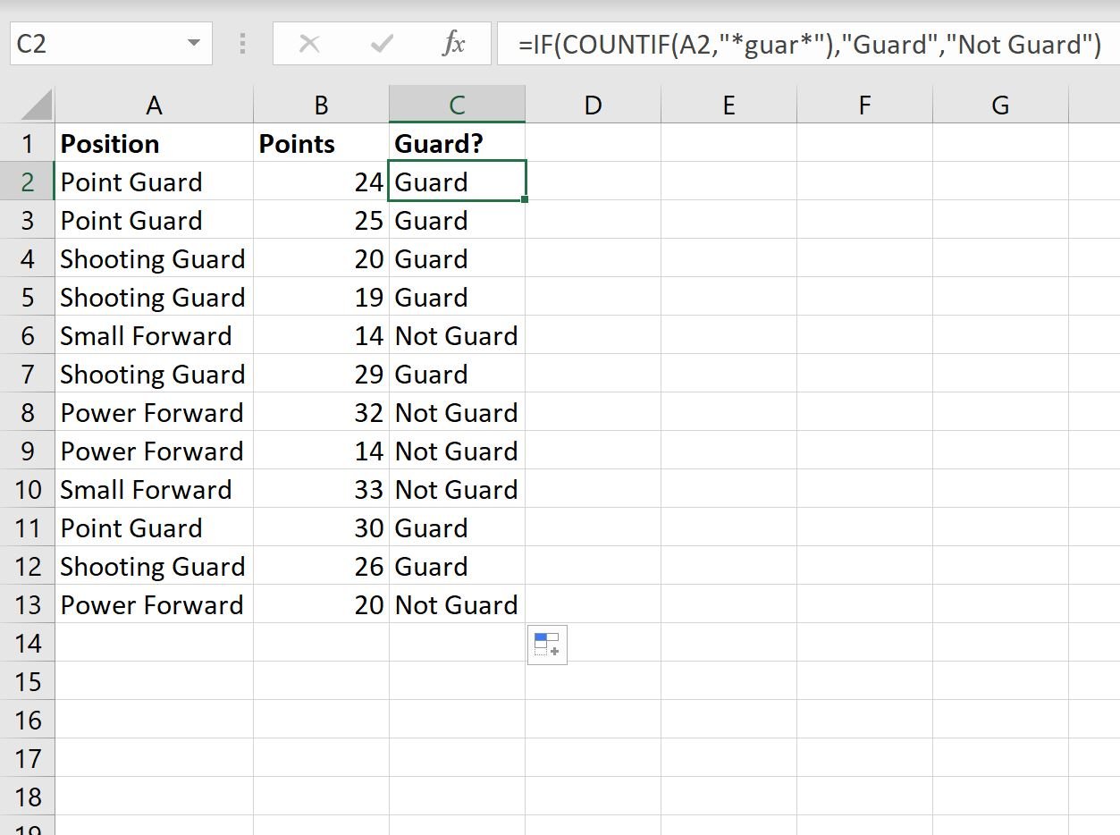 excel-how-to-check-if-cell-contains-partial-text-online-statistics