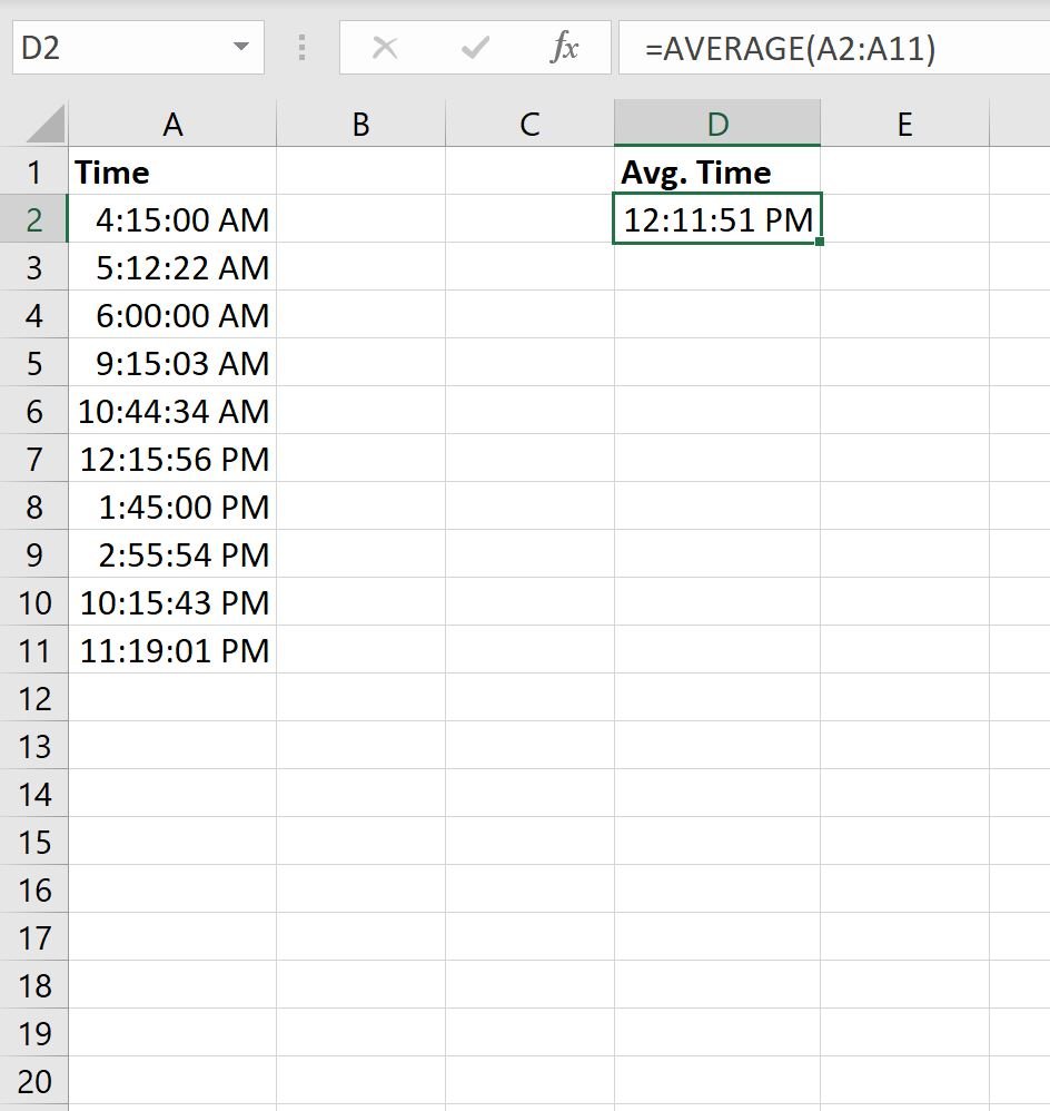 how-to-calculate-average-time-in-excel-with-examples-online