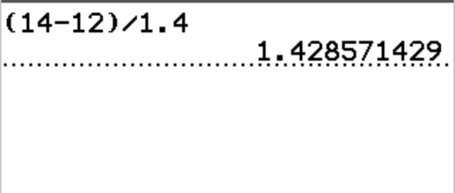 Z-score calculation on a TI-84 calculator